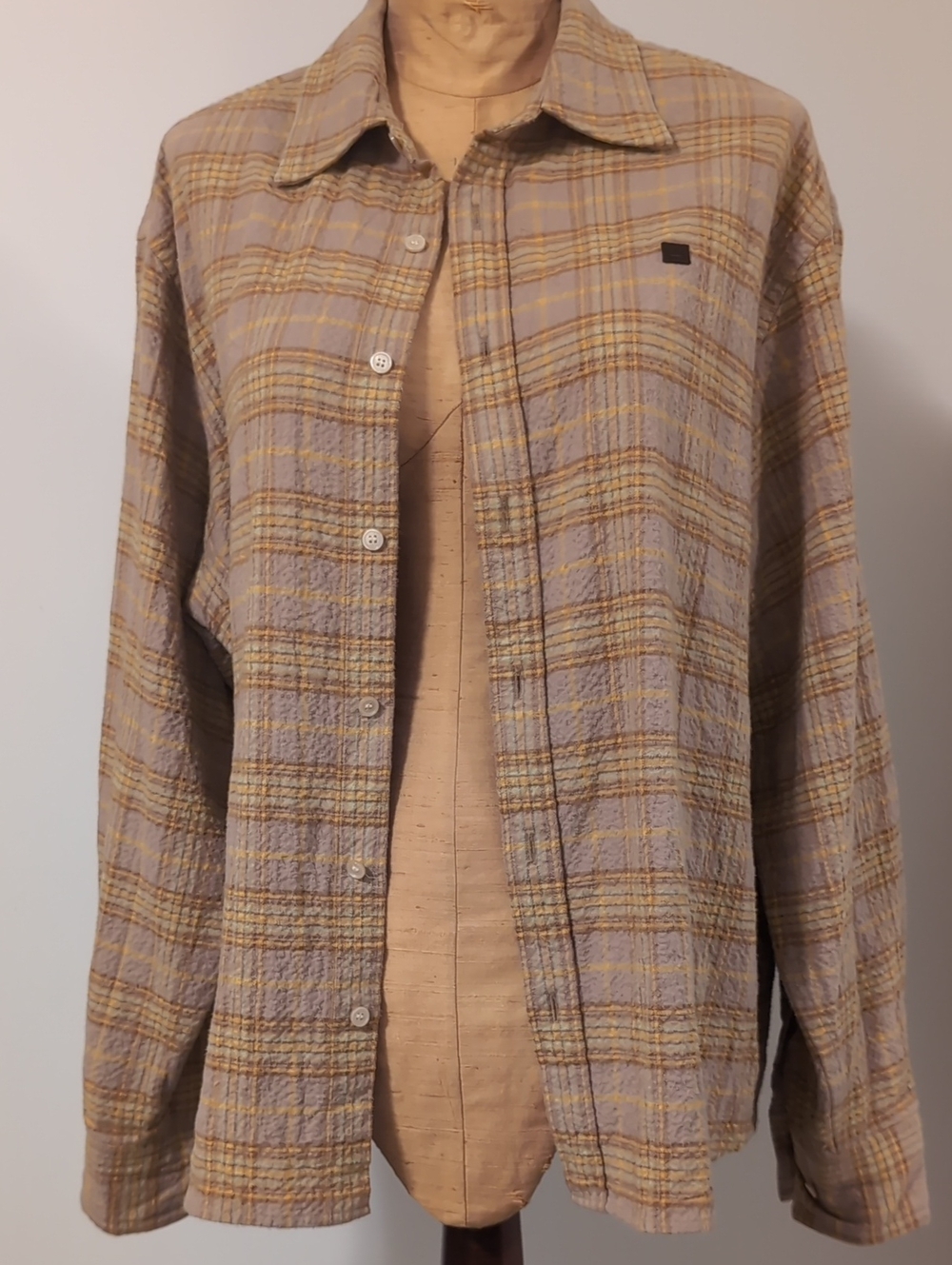 Acne Studios Plaid Shirt Jacket